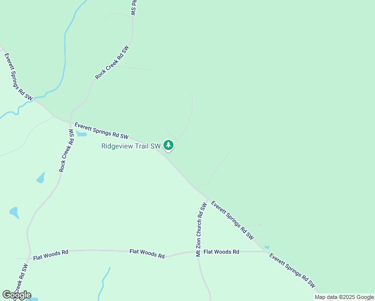 map of restaurants, bars, coffee shops, grocery stores, and more near 421 Everett Springs Road Southwest in Calhoun