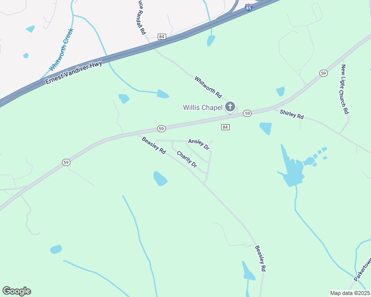 map of restaurants, bars, coffee shops, grocery stores, and more near 38 Harriet Drive in Lavonia