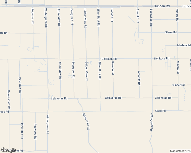 map of restaurants, bars, coffee shops, grocery stores, and more near 11574 Silver Rock Road in Piñon Hills