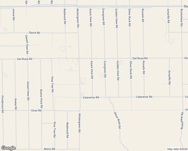 map of restaurants, bars, coffee shops, grocery stores, and more near 11573 Azure View Road in Pinon Hills