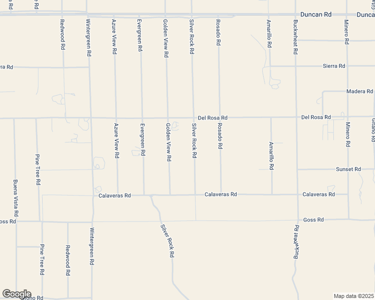 map of restaurants, bars, coffee shops, grocery stores, and more near 11574 Silver Rock Road in Piñon Hills