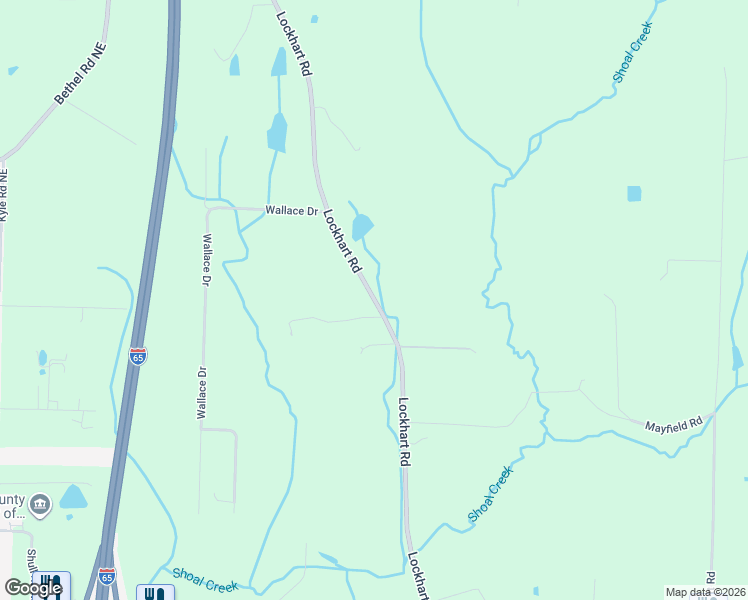 map of restaurants, bars, coffee shops, grocery stores, and more near 416 Lockhart Road in Hartselle