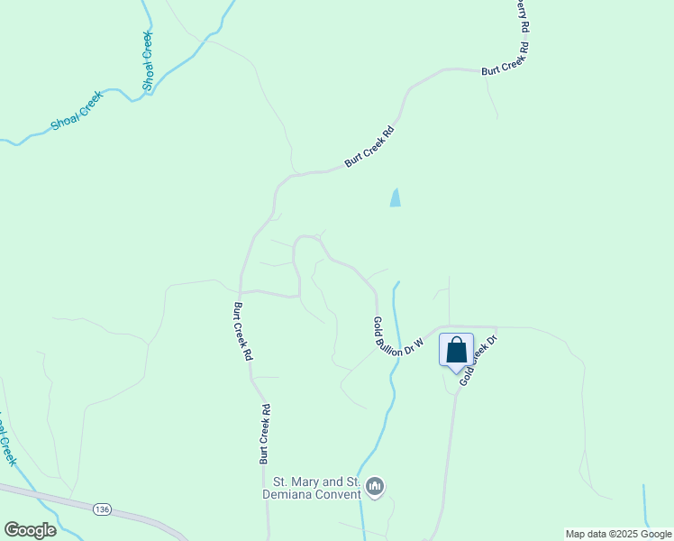 map of restaurants, bars, coffee shops, grocery stores, and more near 617 Gold Bullion Drive West in Dawsonville