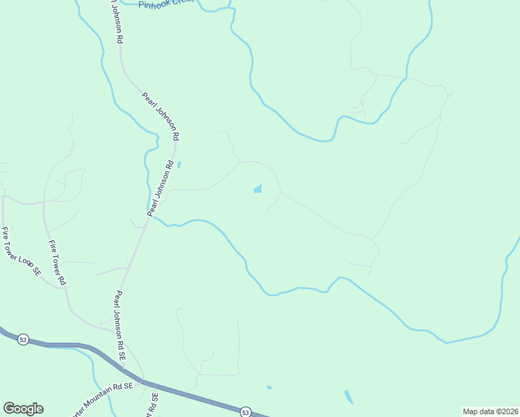 map of restaurants, bars, coffee shops, grocery stores, and more near 1420 Pinyan Road Southeast in Ranger