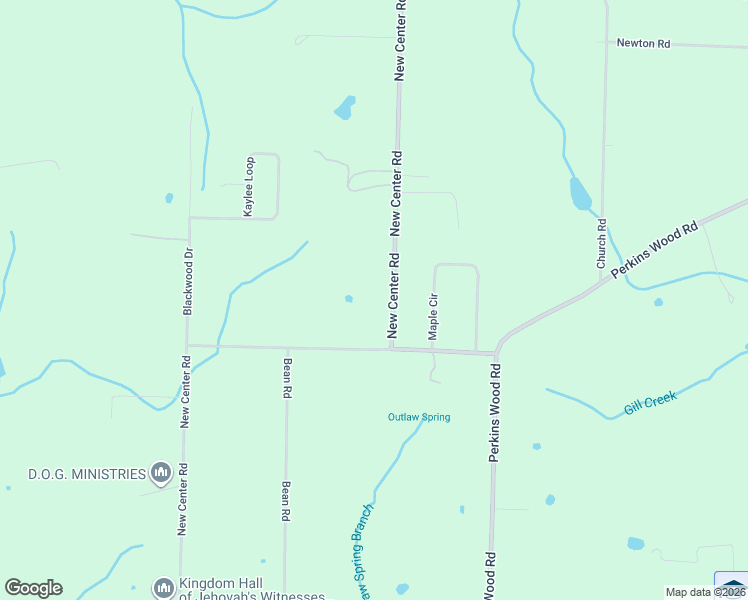 map of restaurants, bars, coffee shops, grocery stores, and more near 692 New Center Road in Hartselle