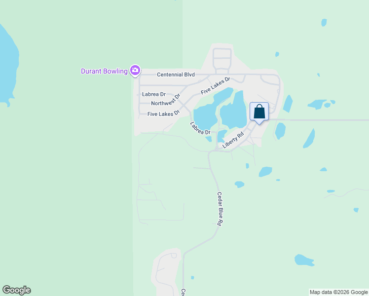 map of restaurants, bars, coffee shops, grocery stores, and more near 1889 Cobblestone Road in Sulphur