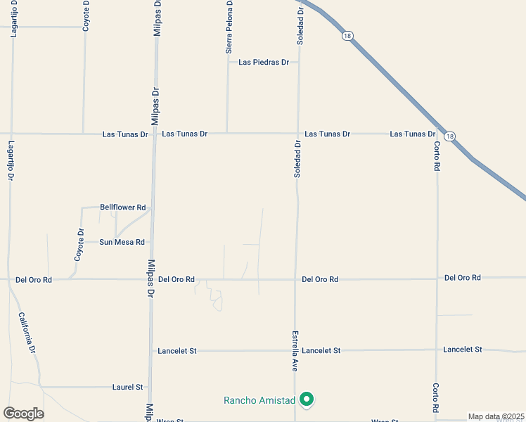 map of restaurants, bars, coffee shops, grocery stores, and more near 11400-11498 Marisco Rd in Apple Valley