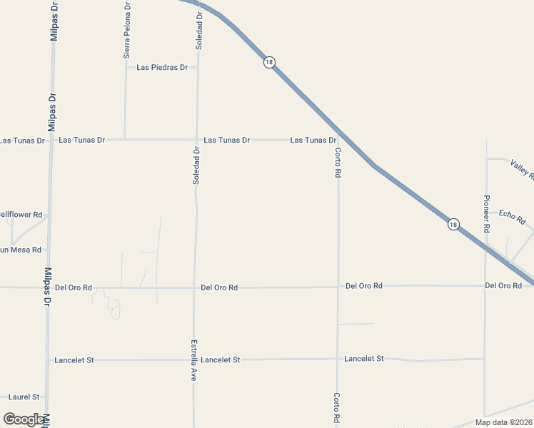 map of restaurants, bars, coffee shops, grocery stores, and more near 11492 Corto Road in Apple Valley