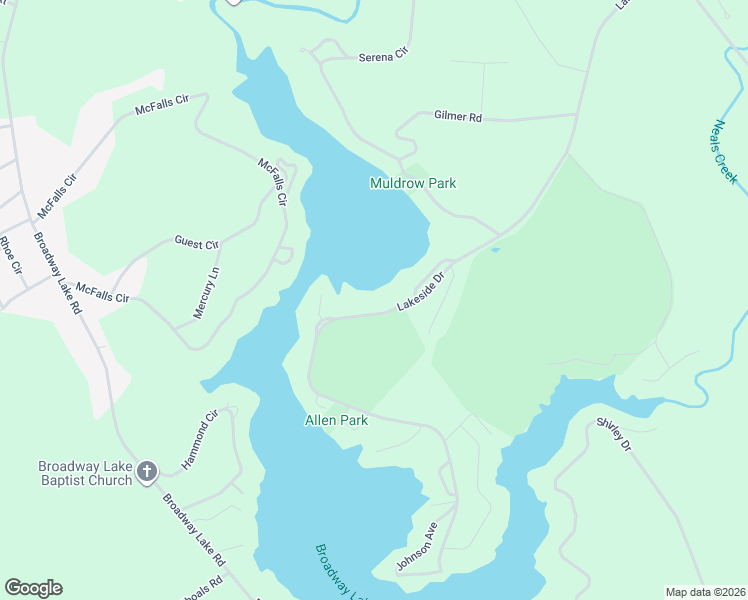 map of restaurants, bars, coffee shops, grocery stores, and more near 720 Lakeside Drive in Anderson