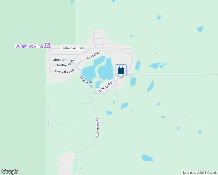 map of restaurants, bars, coffee shops, grocery stores, and more near 308 Liberty Road in Sulphur