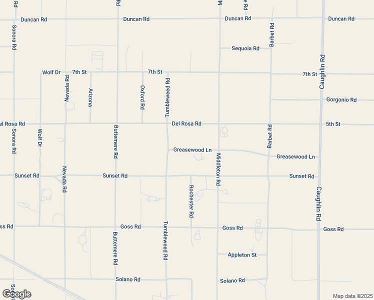 map of restaurants, bars, coffee shops, grocery stores, and more near 8792 Greasewood Lane in Phelan