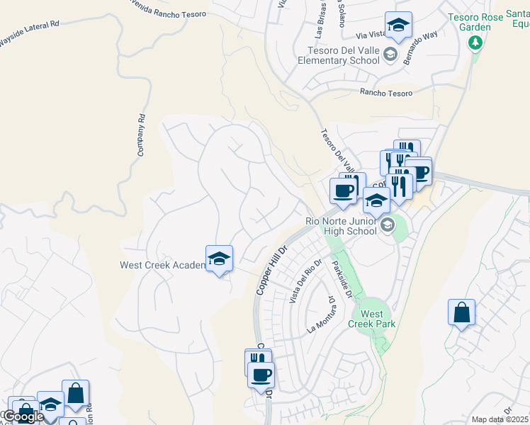 map of restaurants, bars, coffee shops, grocery stores, and more near 28822 Montview Court in Santa Clarita