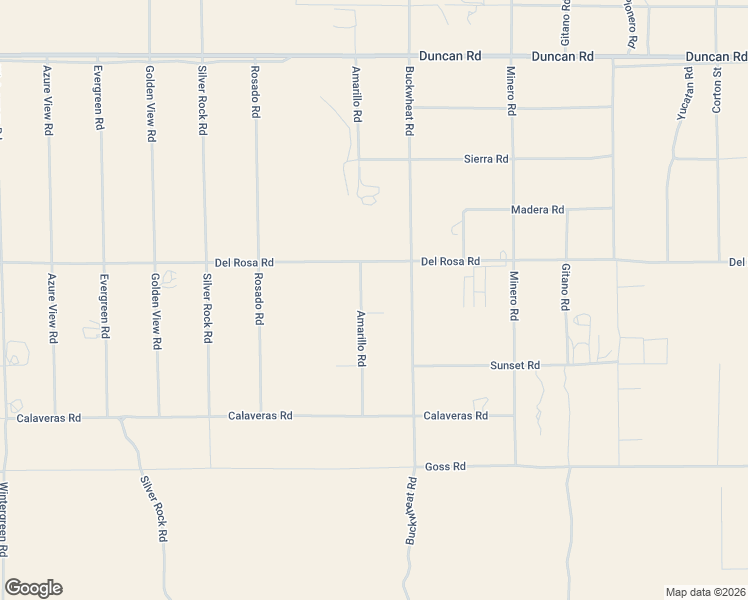 map of restaurants, bars, coffee shops, grocery stores, and more near 11625 Amarillo Road in Pinon Hills