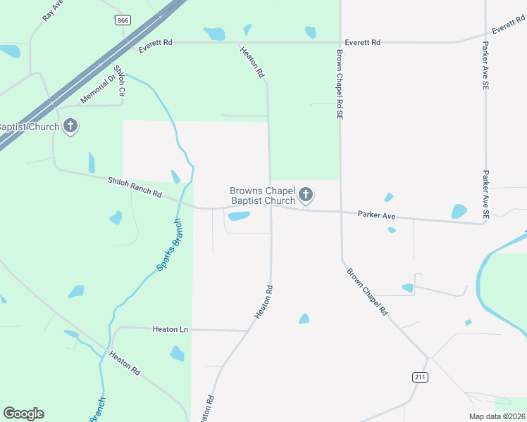 map of restaurants, bars, coffee shops, grocery stores, and more near 876 Main Street in Rainsville