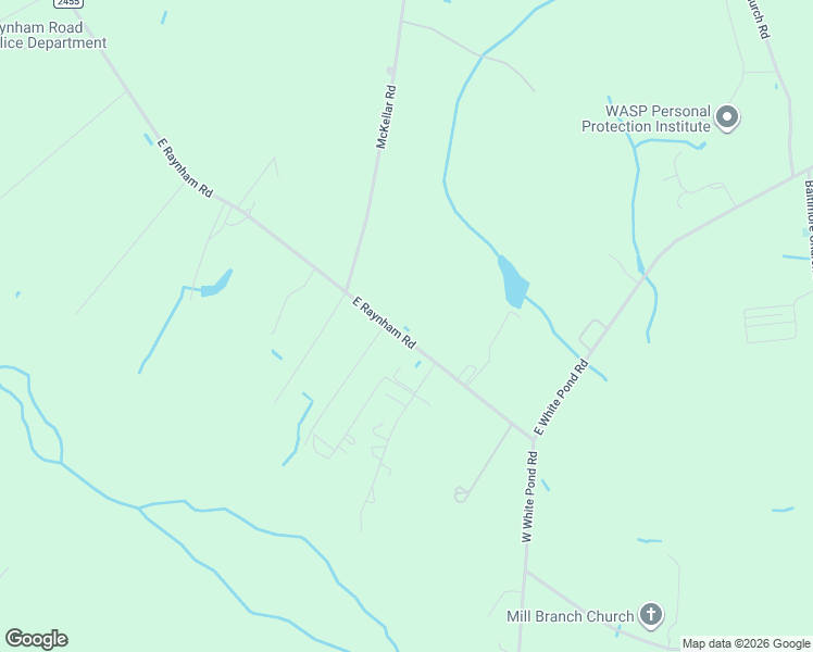 map of restaurants, bars, coffee shops, grocery stores, and more near 7400 East Raynham Road in Fairmont