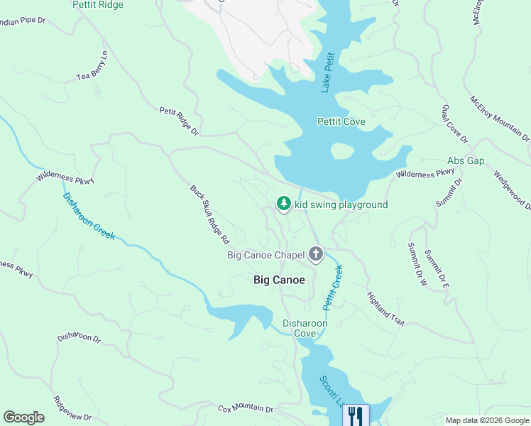 map of restaurants, bars, coffee shops, grocery stores, and more near 11 Buckskull Hollow Drive in Jasper