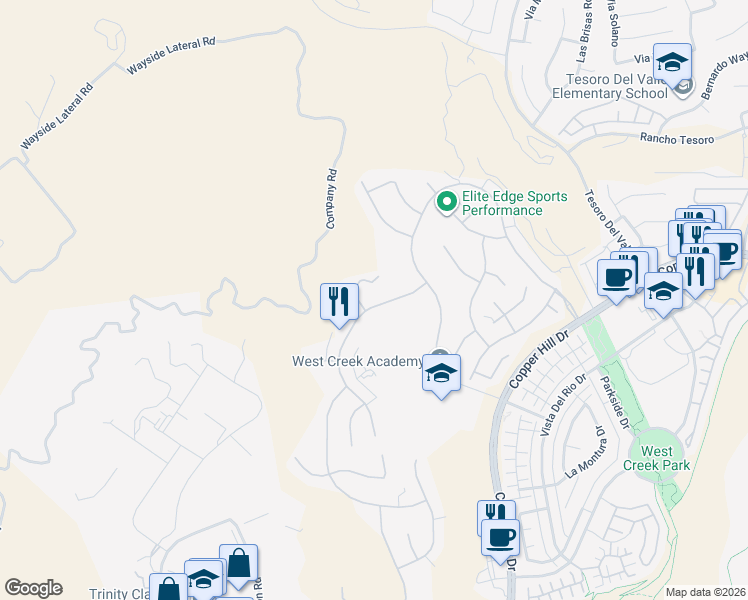 map of restaurants, bars, coffee shops, grocery stores, and more near 28809 North Iron Village Drive in Santa Clarita