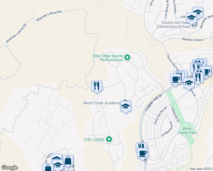 map of restaurants, bars, coffee shops, grocery stores, and more near 28809 North Iron Village Drive in Santa Clarita