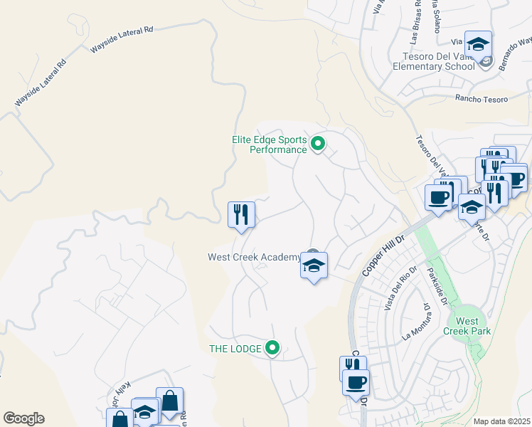 map of restaurants, bars, coffee shops, grocery stores, and more near 28809 North Iron Village Drive in Santa Clarita