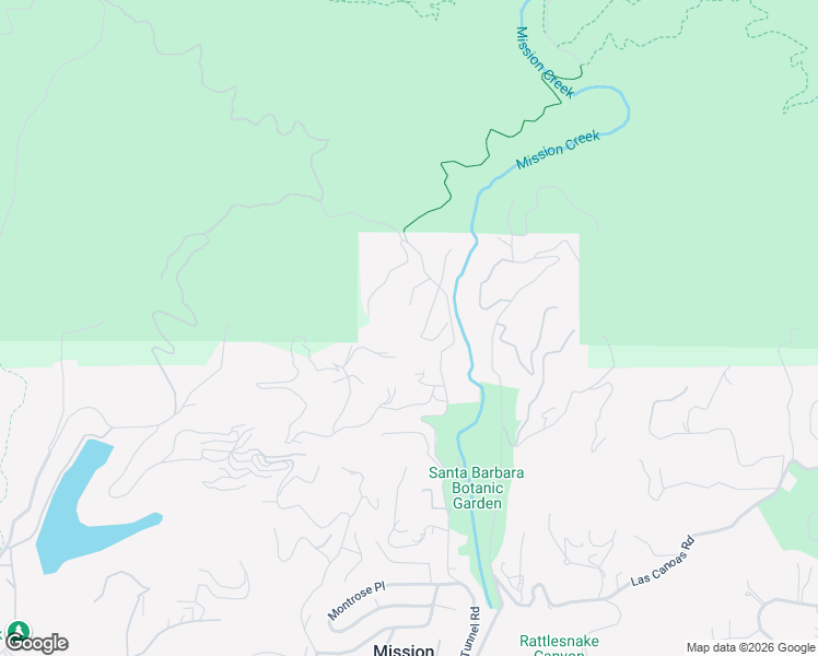 map of restaurants, bars, coffee shops, grocery stores, and more near 1367 Tunnel Road in Santa Barbara