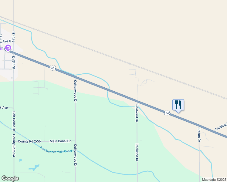 map of restaurants, bars, coffee shops, grocery stores, and more near 26124 U.S. 60 in Fort Sumner