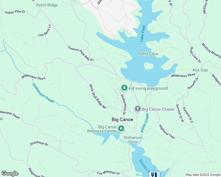 map of restaurants, bars, coffee shops, grocery stores, and more near 270 Buckskull Hollow Drive in Jasper