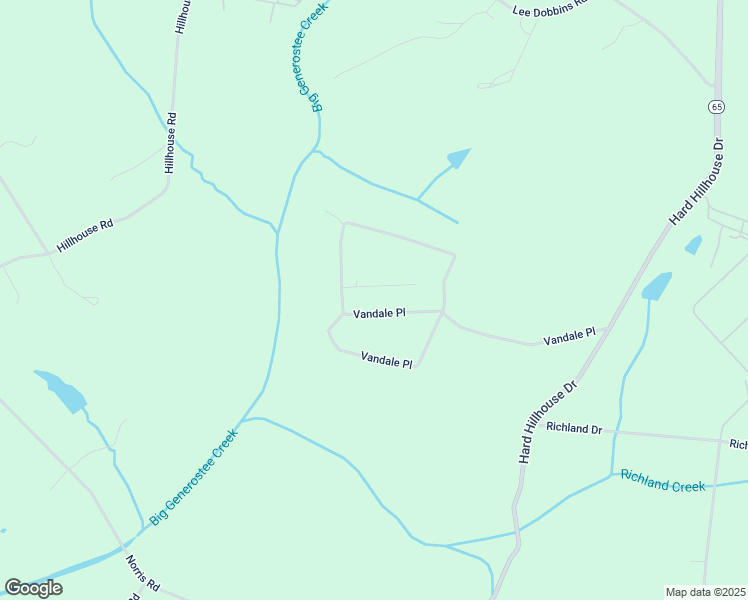 map of restaurants, bars, coffee shops, grocery stores, and more near 1214 Loualgia Drive in Anderson