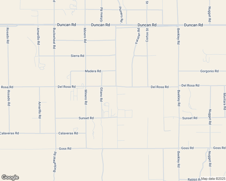 map of restaurants, bars, coffee shops, grocery stores, and more near 2845 Del Rosa Road in Phelan