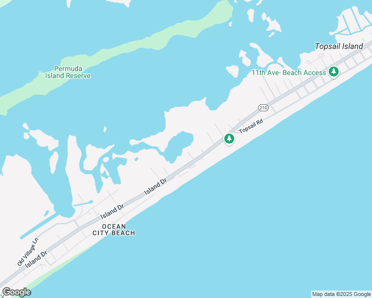 map of restaurants, bars, coffee shops, grocery stores, and more near 120 Summer Place Drive in North Topsail Beach