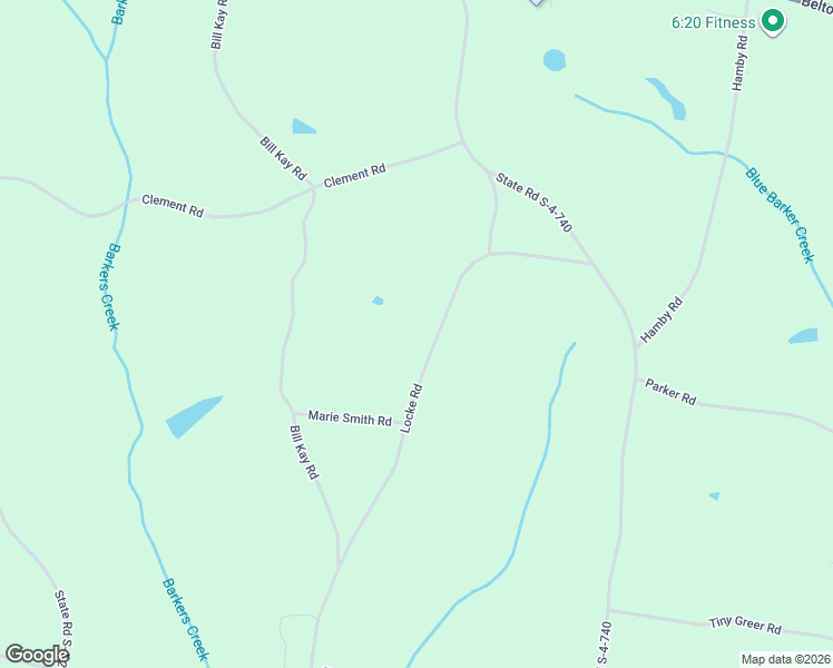 map of restaurants, bars, coffee shops, grocery stores, and more near 415 Locke Road in Belton