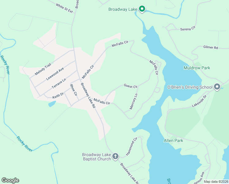 map of restaurants, bars, coffee shops, grocery stores, and more near 110 Guest Circle in Anderson