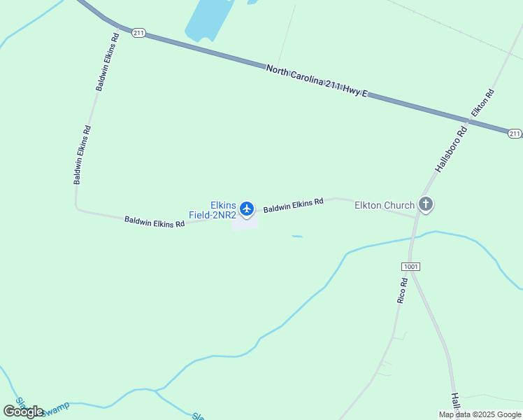 map of restaurants, bars, coffee shops, grocery stores, and more near Baldwin Elkins Road in Bladen County