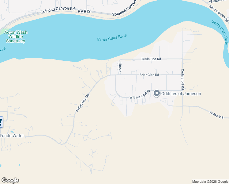 map of restaurants, bars, coffee shops, grocery stores, and more near 2726 West Bent Spur Drive in Acton
