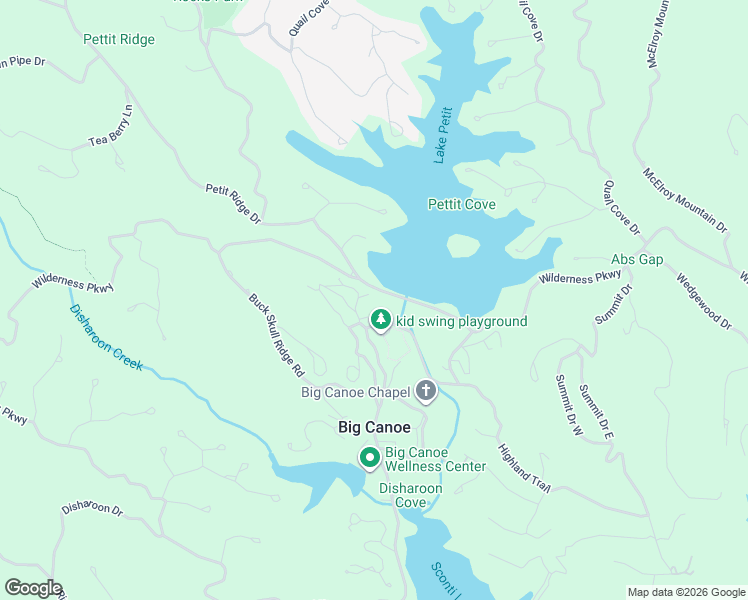 map of restaurants, bars, coffee shops, grocery stores, and more near 36 Buckskull Hollow Drive in Jasper