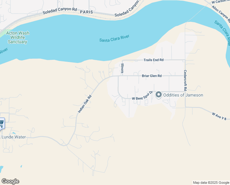 map of restaurants, bars, coffee shops, grocery stores, and more near 2726 West Bent Spur Drive in Acton