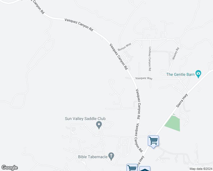 map of restaurants, bars, coffee shops, grocery stores, and more near 30435 Brandywine Canyon Road in Los Angeles County