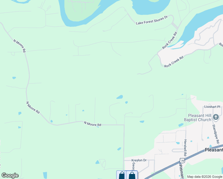 map of restaurants, bars, coffee shops, grocery stores, and more near 200 Shelly Lane in Garland County