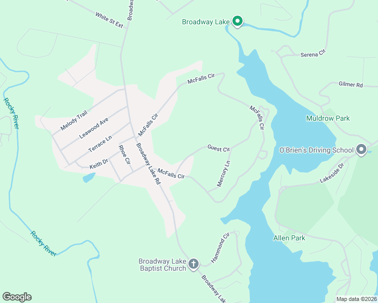 map of restaurants, bars, coffee shops, grocery stores, and more near 110 Guest Circle in Anderson