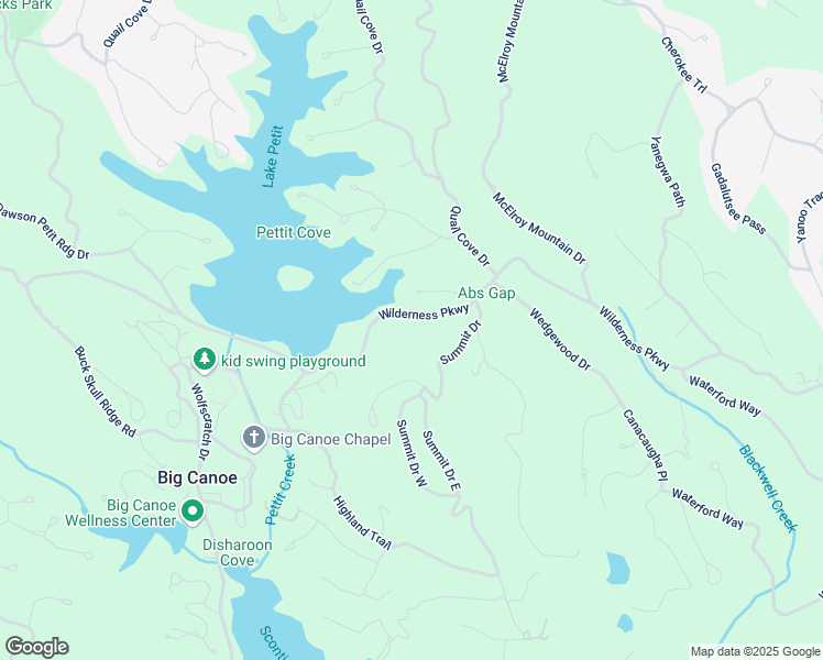 map of restaurants, bars, coffee shops, grocery stores, and more near 2569 Wilderness Parkway in Jasper