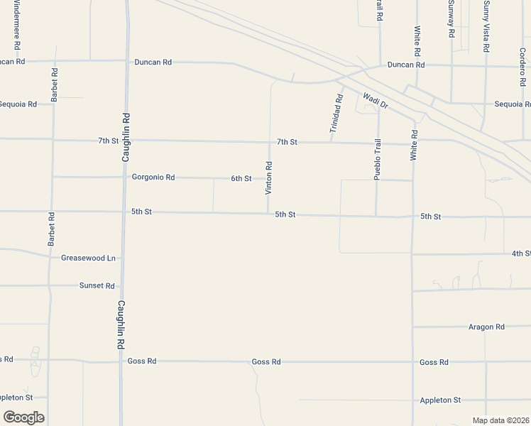 map of restaurants, bars, coffee shops, grocery stores, and more near 8534 Del Rosa Road in Phelan