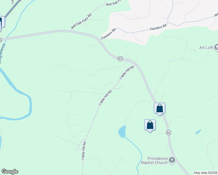 map of restaurants, bars, coffee shops, grocery stores, and more near 93 South Wind Drive in Dahlonega