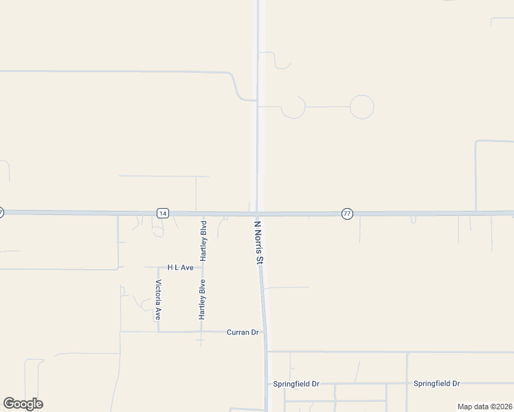 map of restaurants, bars, coffee shops, grocery stores, and more near 1562 Curry Road I in Clovis