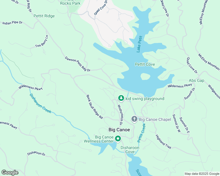 map of restaurants, bars, coffee shops, grocery stores, and more near Buckskull Brow in Pickens County
