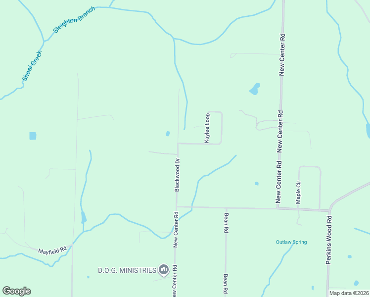 map of restaurants, bars, coffee shops, grocery stores, and more near 31 Kaylee Loop in Hartselle