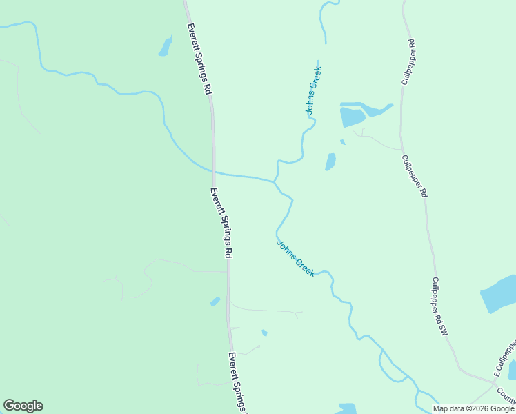 map of restaurants, bars, coffee shops, grocery stores, and more near 928 Everett Springs Road in Calhoun