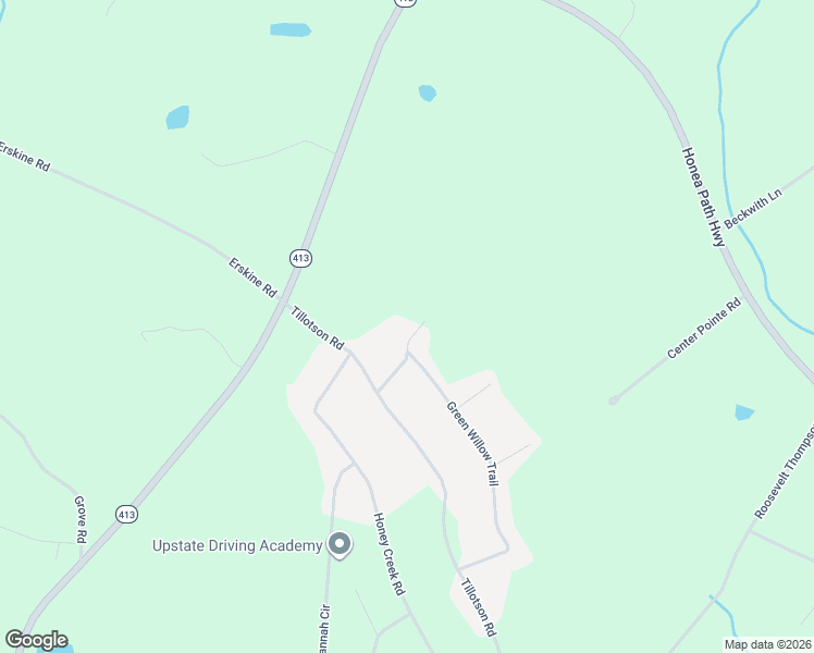 map of restaurants, bars, coffee shops, grocery stores, and more near 205 Golden Hickory Drive in Anderson