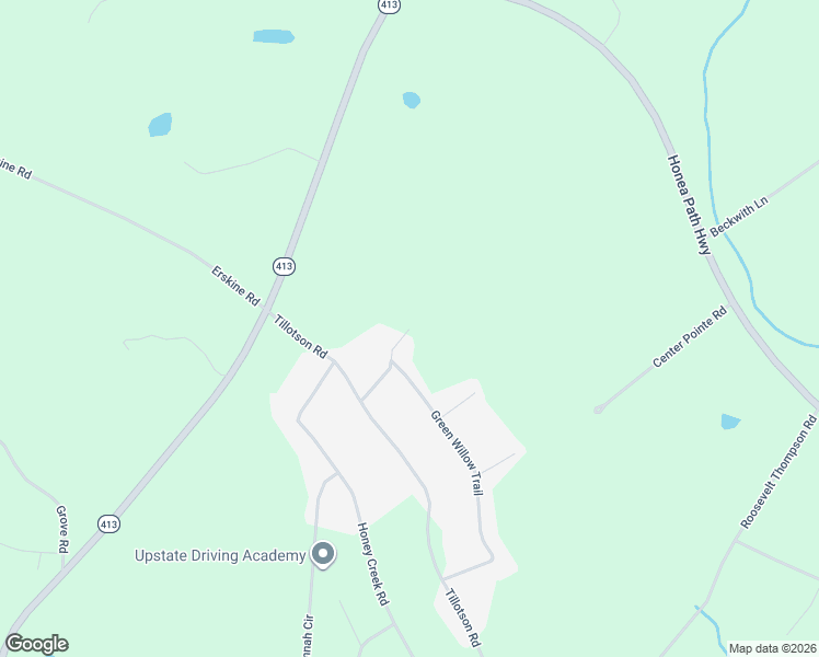 map of restaurants, bars, coffee shops, grocery stores, and more near 205 Golden Hickory Drive in Anderson