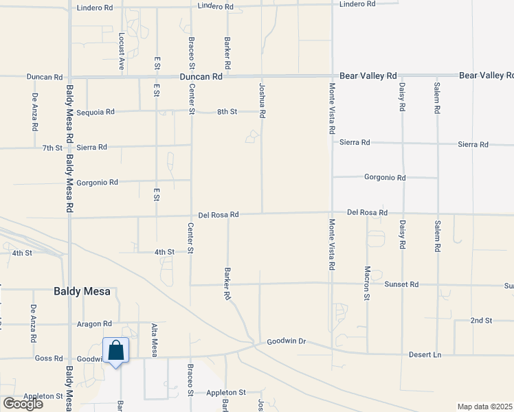 map of restaurants, bars, coffee shops, grocery stores, and more near in San Bernardino County