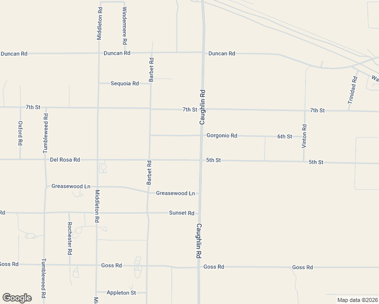 map of restaurants, bars, coffee shops, grocery stores, and more near 11754 Caughlin Road in Phelan