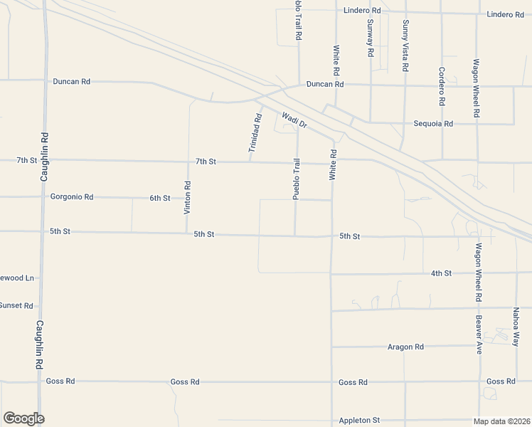 map of restaurants, bars, coffee shops, grocery stores, and more near 11751 Trinidad Road in Phelan